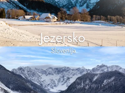 Foto magnet Jezersko – jezersko-solčavska govedja pasma na paši pod Kamniško-Savinjskimi Alpami, magnet pravokotnik 54x78 mm